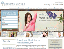 Tablet Screenshot of falconecenter.com